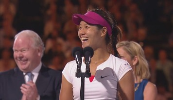 FastFrameSac's tweet image. Australian Open Champ Delivers Hilarious Victory Speech. on.mash.to/1glxL9V