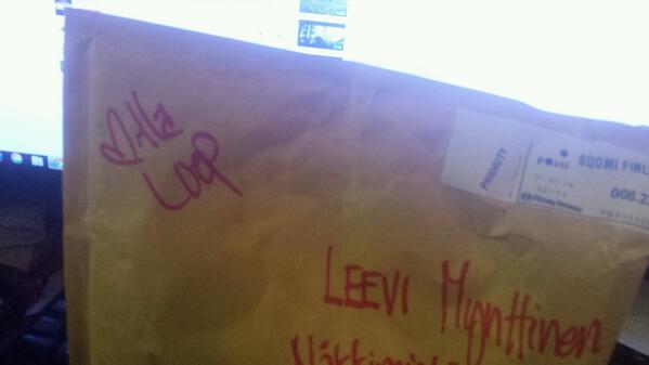 Avainpelaaja's tweet image. Oumaigaad sain @LoopSuomi postia!
#loopsuomi