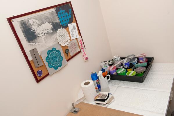 The Marj studio just found a new home. Almost ready for new printing experiments!