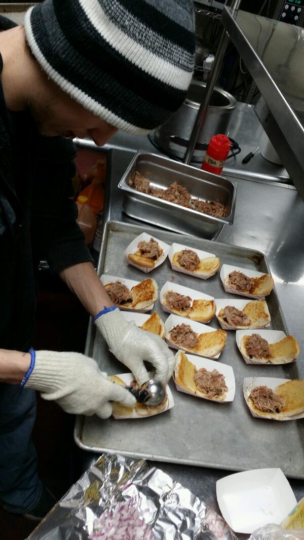 Sandwiches are almost ready! 45 minutes till go time!