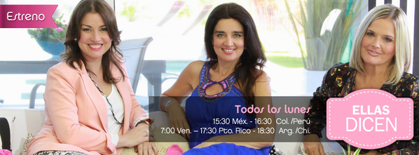 MasChicTV's tweet photo. #EllasDicen Hoy: Los Ex!
@veronicavarano @javimishow @rebeccarincon  http://t.co/cv1nvlOjNq http://t.co/WkPo9Unofa
