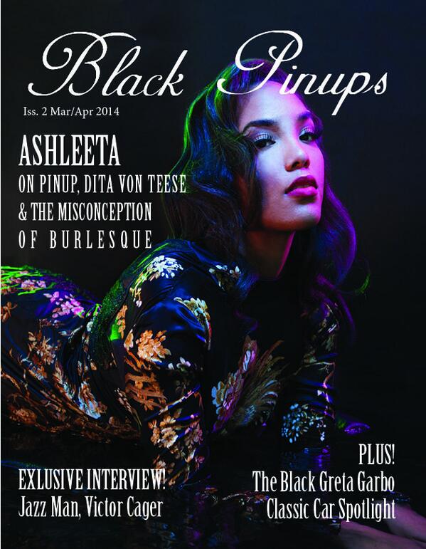 Black_Pin_Ups's tweet image. Second issue cover model, @Ashleeta ! #BlackPinups #secondissue #AshleetaBeauchamp #Ashleeta