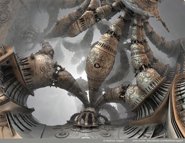 TheMandelbulb's tweet photo. Our Artist Profile on @MatthewHaggett: http://t.co/aikitkwzl7 3D #Fractal #Art made w/ #Mandelbul3D http://t.co/gvjKRNJdD2