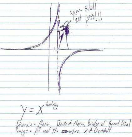 Math + Gandalf = best joke ever!!!!