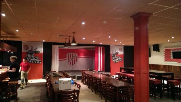 thenoiseofenter's tweet image. De kantine van Sv Enter is compleet omgebouwd. 

Vrijdagavond: The Noise of Enter '14