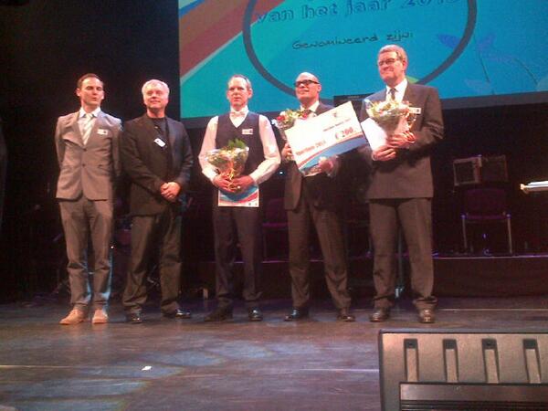 Rick Sedney wint het sportgala van Houten met zijn sportfoto van het jaar 2013.