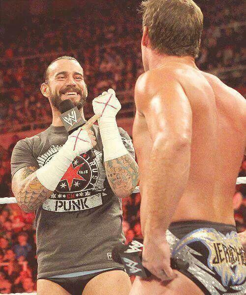 DailyCMPunkPics's tweet image. Anyone remember the Punk and Jericho feud?