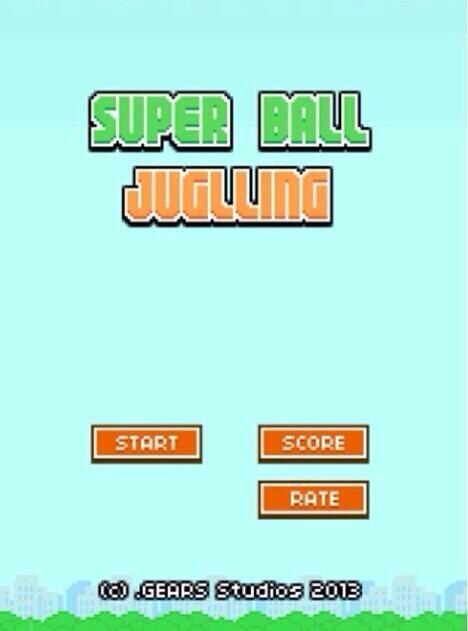 FIappingAway's tweet photo. The soccer players version of flappy bird. 😩 And yes it's even more addicting. 😭🔫 http://t.co/wkRpyncPjB