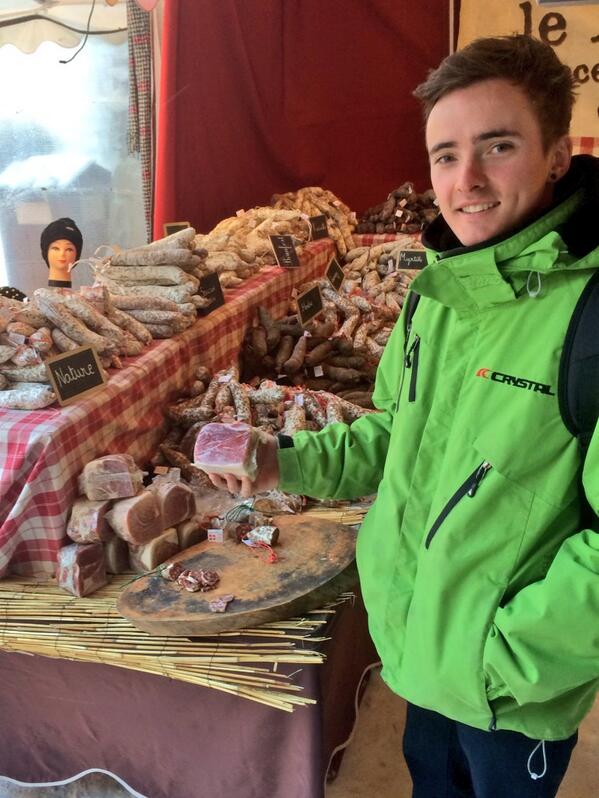 Crystal Rep Ricky is at the Val d'Isere market this evening... He can't wait to 'meat' you all there! #marketmondays