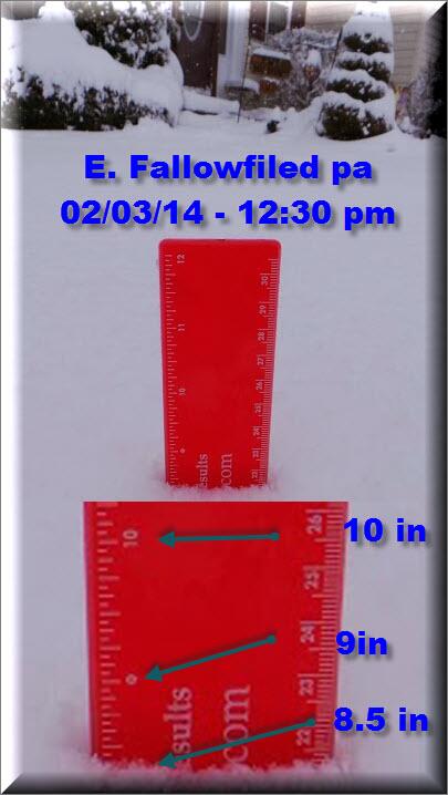 ballooncrewguy's tweet image. #snowday #6abcsnow #snowtotal #NBC10snow E. Fallowfield , Snow Total 8.5 in