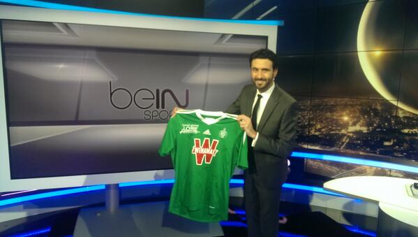 beinsports_FR's tweet photo. RT ce message et tentez de gagner le maillot dédicacé de l'@ASSEofficiel / Follow @beinsports_FR pour jouer #LECLUB http://t.co/dafEYh7rnj