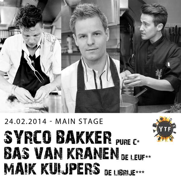 Onze line-up is bekend!! Niemand minder dan @syrcobakker, @maikkuijpers &amp; <a href="/basvankranen/">bas van kranen</a> staan op de MAIN STAGE! #YTF