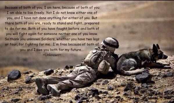 #MilitaryMonday 
Unsung Heroes Saving Lives❤️
#MWD'S & Their Handlers
BondedForever
Loyalty
Courage
Devotion
Love❤️
