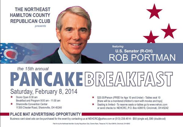 AndersonRepub's tweet photo. 15th Annual Pancake Breakfast, Saturday, February 8, 2014 http://t.co/vXLpfIRoSW