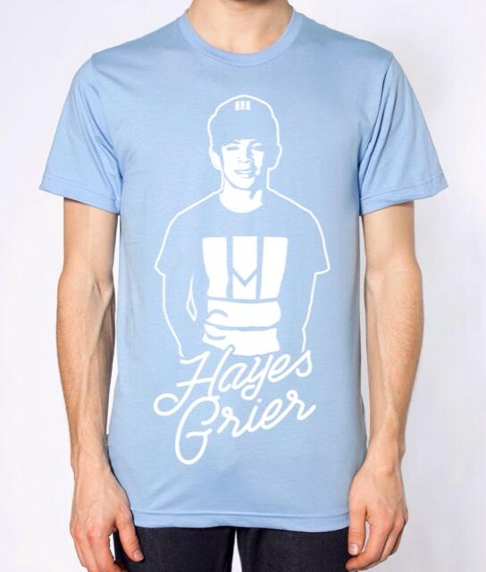 Magcon's tweet image. What do you guys think of this @HayesGrier shirt?