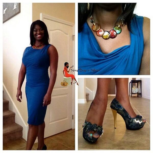 FansShoes's tweet photo. RT @SexyBagsNShoes: #maxstudio #dress #cache #necklace &amp; #romanticsoles #shoes #over40 #shoeblogger http://t.co/mh2Q64gJFZ