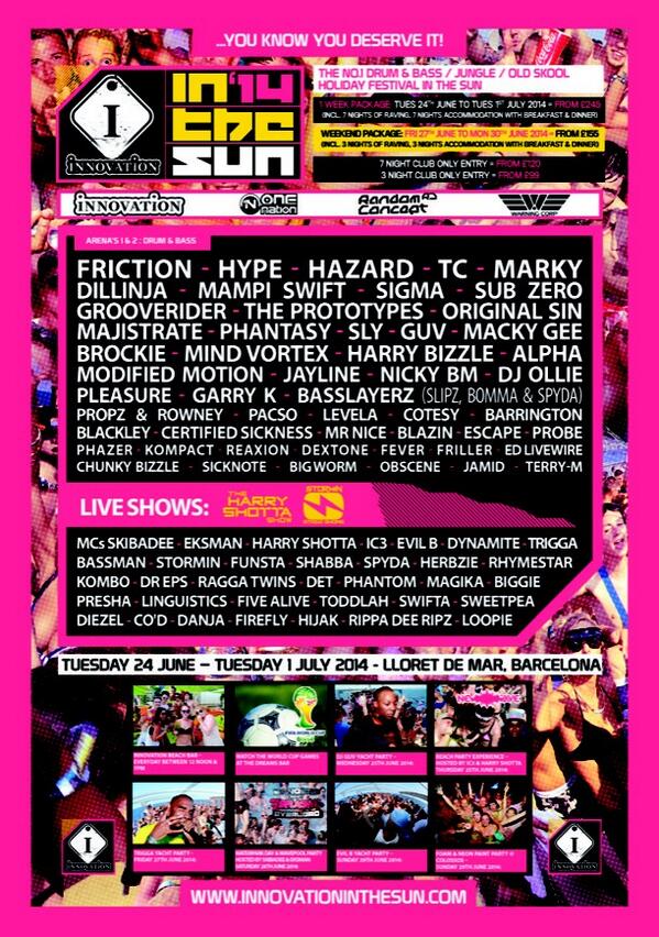 innovationdnb's tweet photo. Get paid up in full by 1st April 2014 for FREE bangers n Splash Overload water park tickets @TheRealSkibz @Eksman_mc http://t.co/9Jm3se6HvD