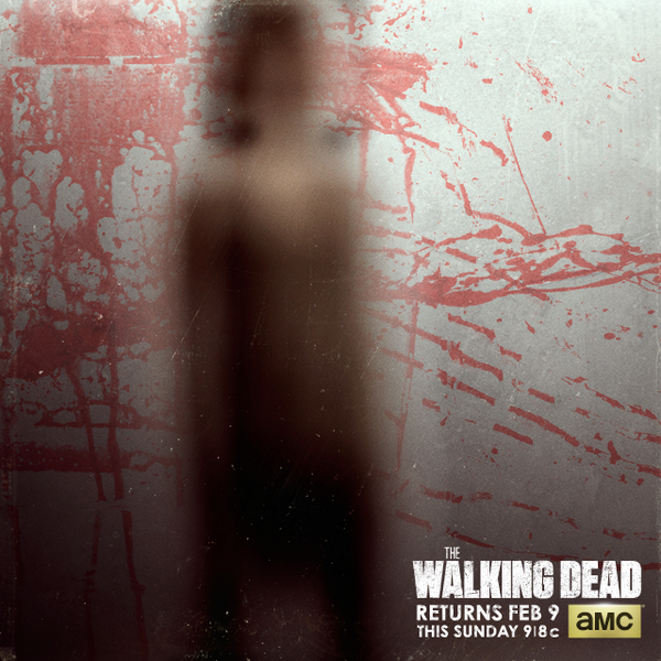 WalkingDead_AMC's tweet photo. Need a pick up for the Monday blues? Once this photo reaches 600 RTs, we'll unblur this excl. social graphic for u! http://t.co/jzx1653aaz
