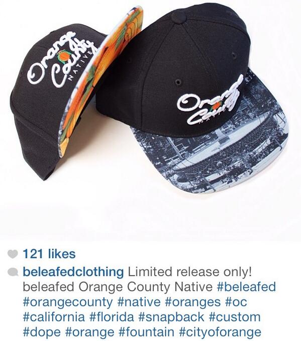 beleafed's tweet photo. #Orange#county#native#snapbacks#cityofOrange#orange#circle#beleafed#clothing http://t.co/jPK5S9Xaki