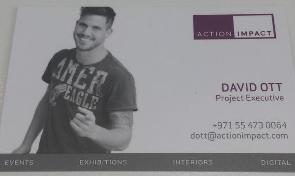 ottown's tweet photo. New business cards #events #experiencedifferent http://t.co/aecxTD289T