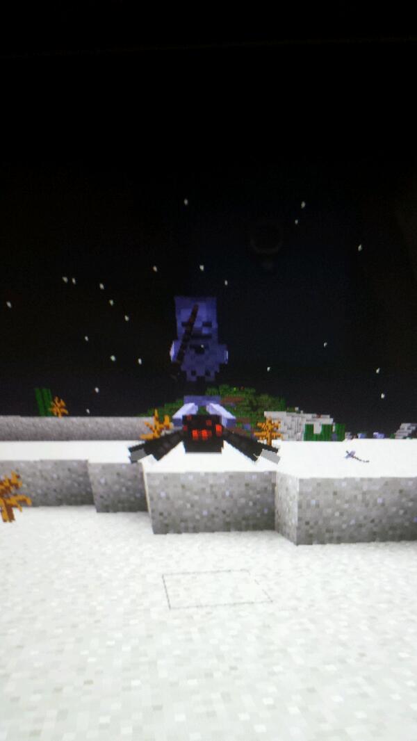 Kev_93B's tweet photo. A skelly riding a spider haha on survival 2 @Crewniverse @KYR_SP33DY_ @JahovasWitniss @KYR_SP33DY @Albi_SideArms http://t.co/RJXylWBMC2
