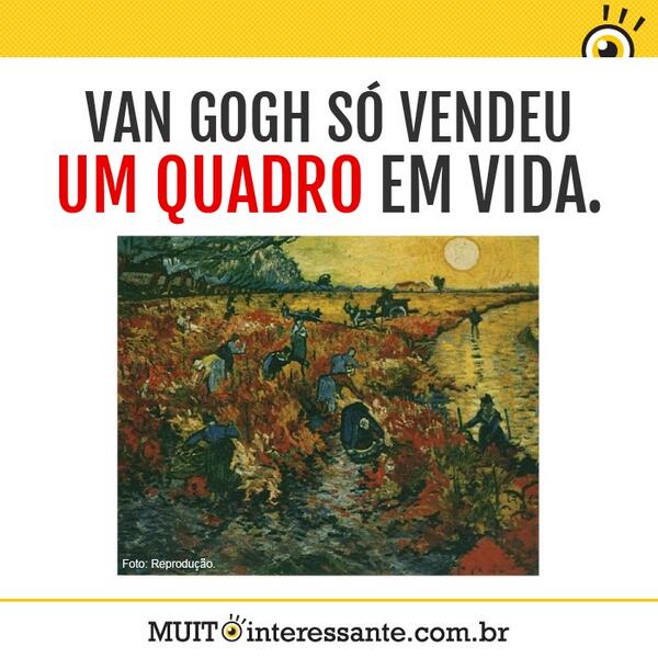 __dessinha__'s tweet photo. Van Gogh só vendeu um quadro em vida. Veja mais em: http://t.co/iAd4vvByFV http://t.co/LJKgFQGSVX