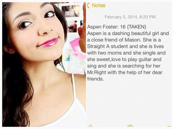 TheAverageOnes's tweet photo. @AspenFosterTAO http://t.co/h5E3SSDAVk