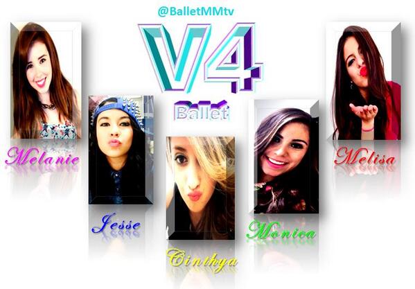 _Cinthhya's tweet photo. "@BalletMMtv: #V4Ballet #BalletMMtv
@_JesseMtz @MoniContreras @melyobregon_ @MelanieAglae
#LasMejores <3
RT http://t.co/AmoEaPMCgB"