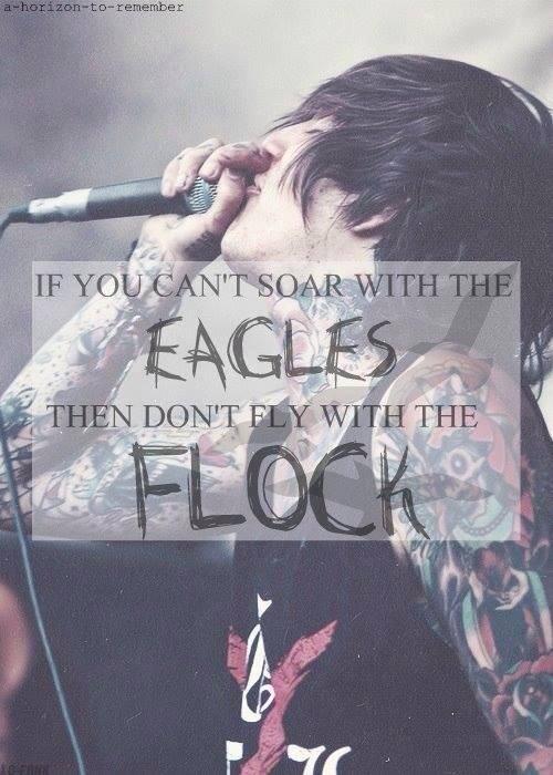 LEDDLELEDDLELEL's tweet image. If you cant soar with the eagles then don't fly with the flock
-bring me the horizon