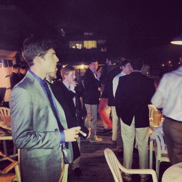 Cigar tasting at Dockside earlier tonight with the new candidate class. Terrific group of gentlemen. <a href="/SigmaNuHQ/">Sigma Nu Fraternity</a> #LHT