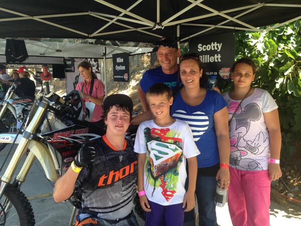 Great having the kids <a href="/ReachForADream/">Reach For A Dream</a> at this years <a href="/Ultimate_X_/">ULTX.Africa</a> again - chilling with <a href="/Scotty_118/">Scott Billett</a>  after #FMX show 2
