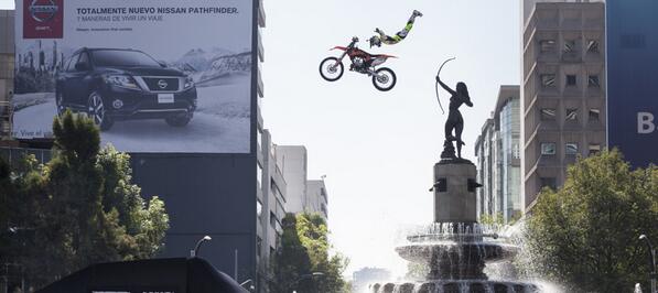 alpinestars's tweet photo. @maikelmelero takes one in the name of Freestyle at a @xfighters event in Mexico last year #freeNstyle #airART http://t.co/iinngsSDF0