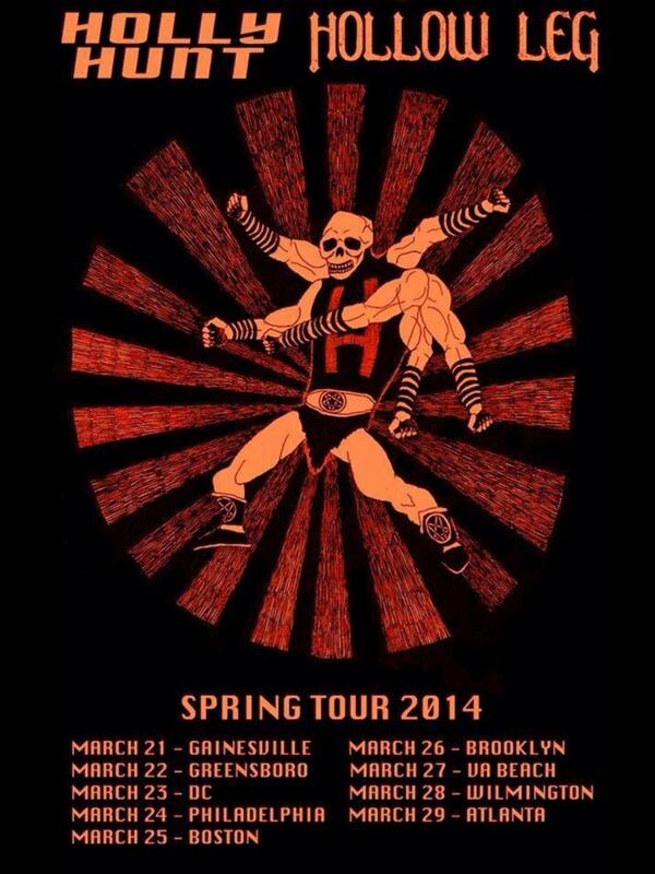 #hollowleg #hollyhunt #tour #sludge #doom #stoner #metal #lastanthemrecords