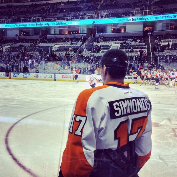 Stephjoi's tweet image. Loved my first game! I'm hooked! @NHLFlyers