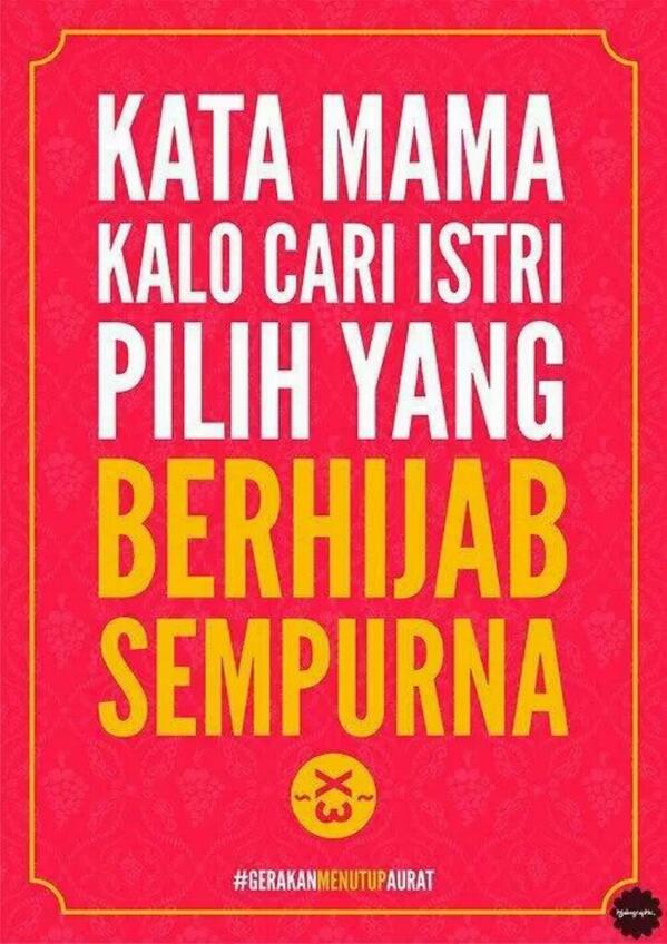 tak hanya diri kita yang coba utk memakai hijab sempurna, ajak juga orang2 terdekat qt. #YukTutupAurat