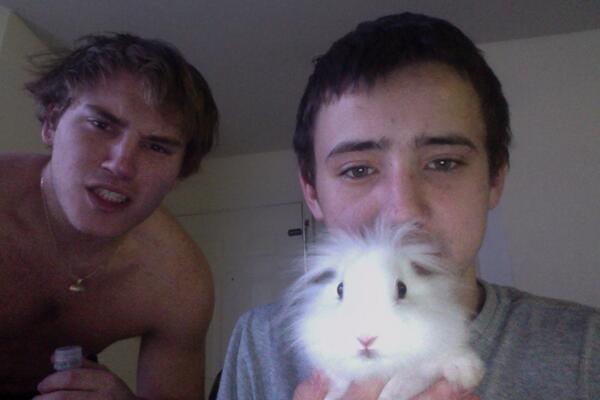 gwarddd's tweet photo. Roomate, and new pet! http://t.co/CUdAUDrIgU