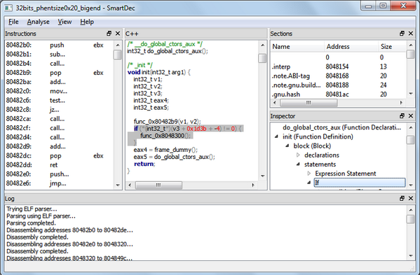 Thaolia's tweet image. RT @nitr0usmx: #SmartDec ASM to C/C++ decompiler. Supports PE and ELF (32 and 64 bits) derevenets.com /