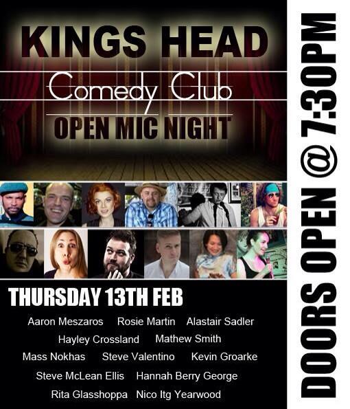Kingsheadcomedy's tweet image. 