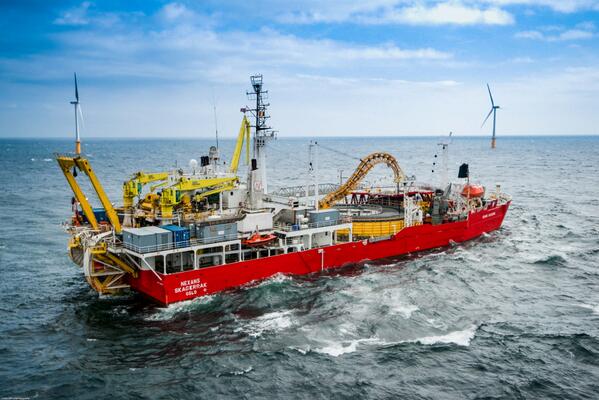 <a href="/Nexans_/">Nexans</a> from #offshoremenno. Skaggerak at Belwind windfarm!