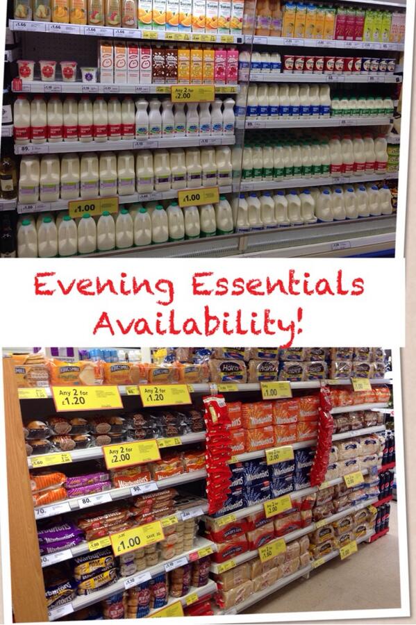 Strong availability on everyday essential into the evening! 👍