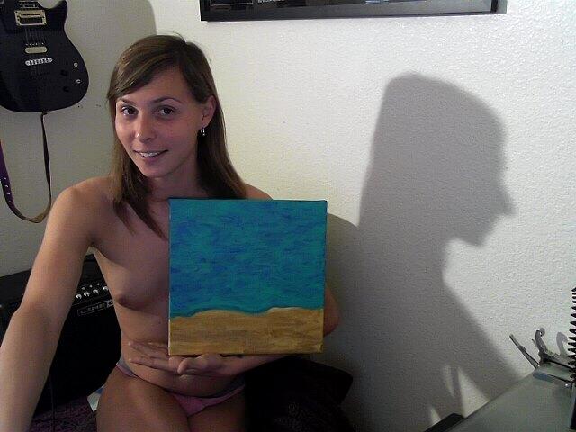 I also started this painting. Not sure what I'm going to do with it yet... http://t.co/Hcqb6czIKm