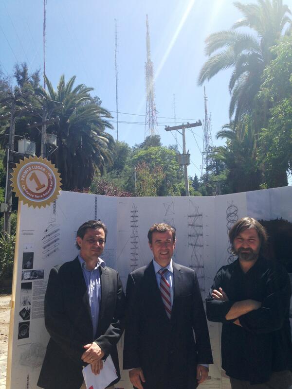 LEGADOBI100's tweet photo. Tenemos ganador de concurso Torre-Antena para Cerro San Cristóbal: Smiljan Radic.Felicitaciones! Cc: @ministroperezm http://t.co/mGNvypShCm