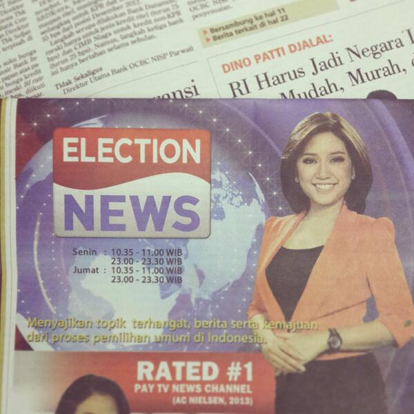 Saksikan Election News! Jangan GolPut ya! 😊
