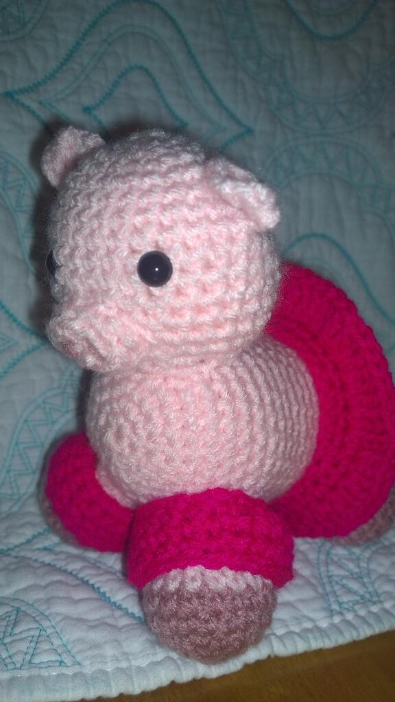 DesignsByNay's tweet photo. Ballet Piggie made for my pig addicted daughter http://t.co/H4kClOHBn1
