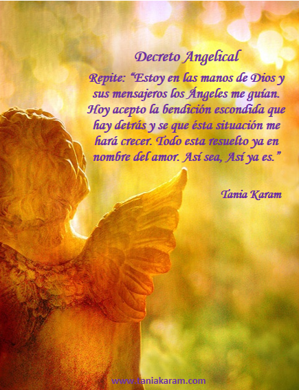 Tania Karam on Twitter: "(cont) a tus Ángeles para q avances en ...