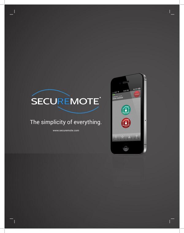 GreenBuildTalk's tweet image. #SecuRemote - A Secure and Powerful Remote Control Technology  #IBSVegas Booth C7937