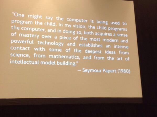 MathMvrk's tweet photo. Skinner vs. Papert #ettipad http://t.co/Imxh7HKZYJ