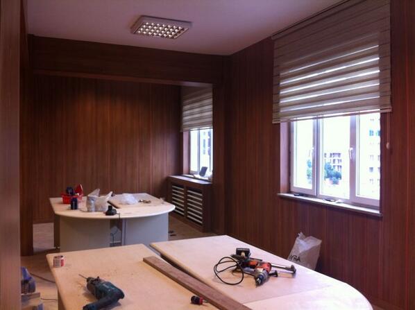 yeni yaptıgımız bir okulun bitmeye yakın resimleri  ögretmenler odası lambiri kapama    okuldonanim.net