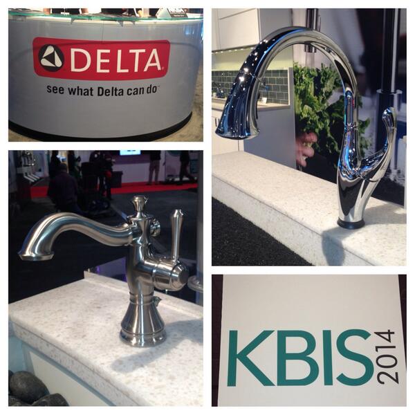 deltafaucet's tweet photo. Are you attending @KBIS2014 in Las Vegas? Stop by our booth #N2127 and see what Delta can do for you. #KBIS2014 http://t.co/n0yxC1W1H1