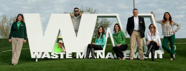 WMCareers's tweet photo. That's #WMTeamwork! MT @smithcgjr: @WMPhoenixOpen @WasteManagement Mktg Team photo AFTER the tournament looking good! http://t.co/qtzVZWtNzU